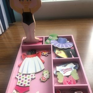 Melissa and Doug magnetic doll set